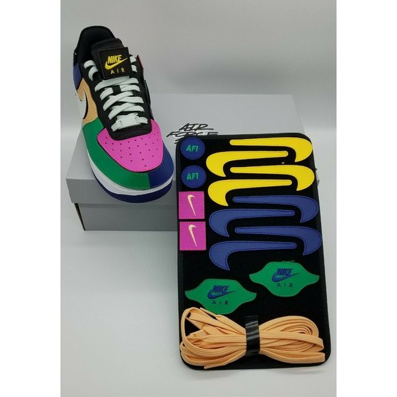 Nike Air Force 1/1 \'Black Multi-Color\' DB2576-001